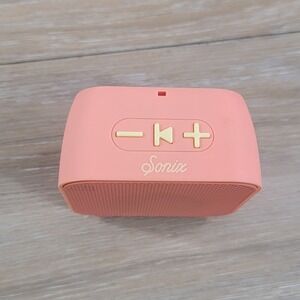 Sonix Bluetooth Speaker Coral Pink Portable Wireless SNX-TE-003 USB Rechargeable